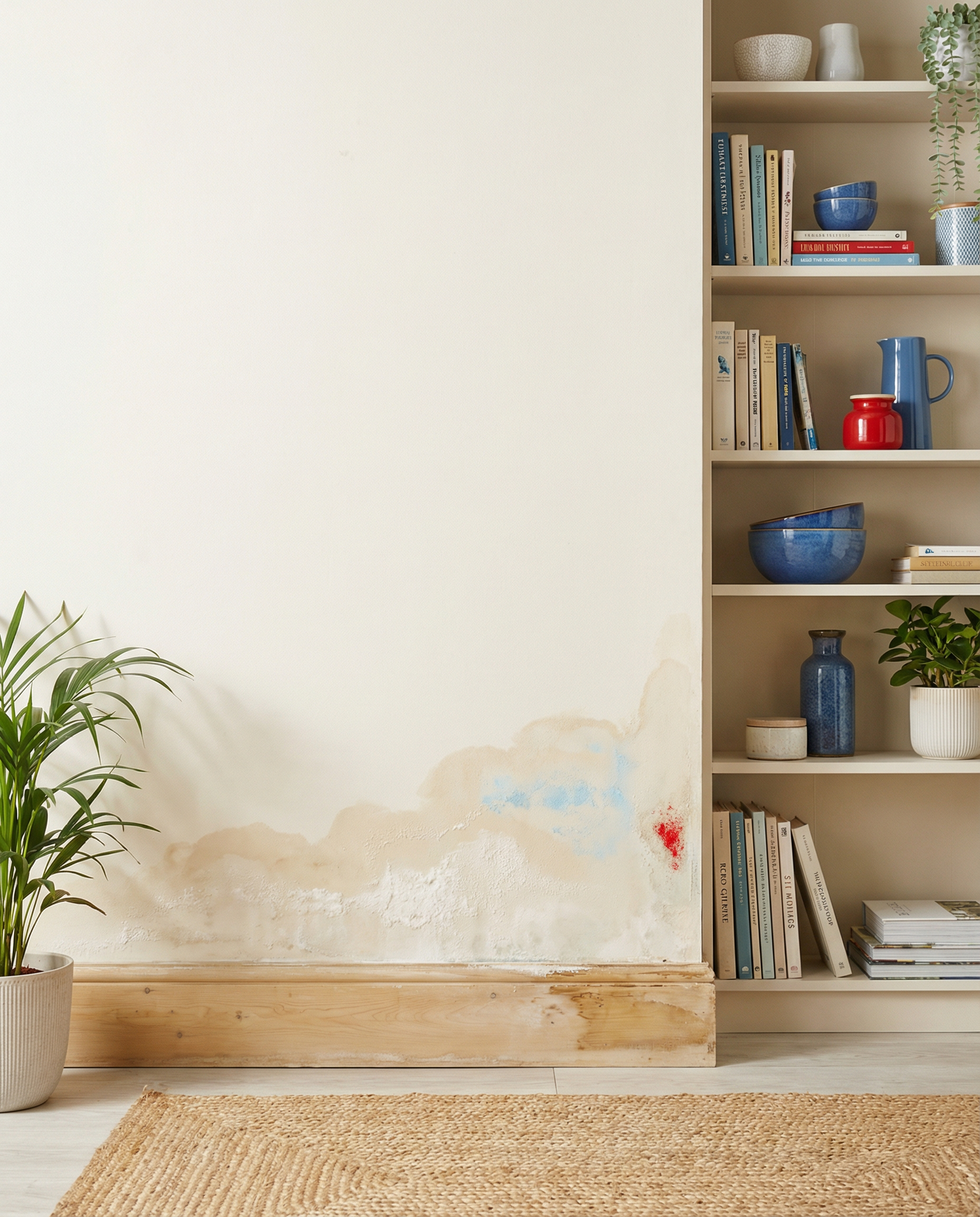 Humedad por capilaridad en pared